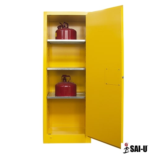 Slender Flammable Liquid Storage Cabinets