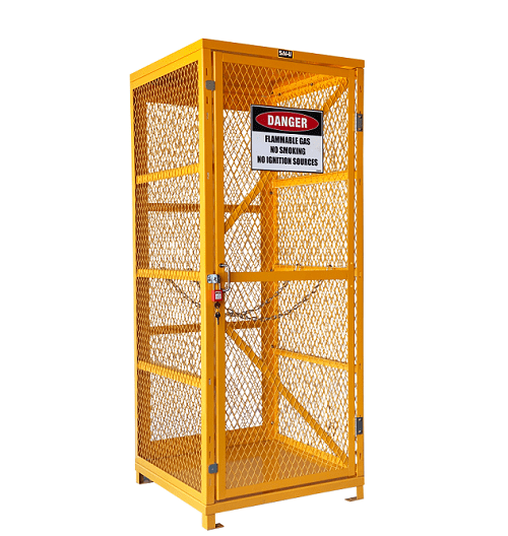 Gas Cylinder Storage Cage with 1 door